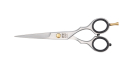 Hairdressing scissors BASIC STEP straight micro-serrated 5.5" DEWAL 4444/5,5N