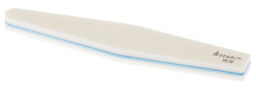 Polishing nail file white, 100/180, 18 cm DEWAL 9103307K