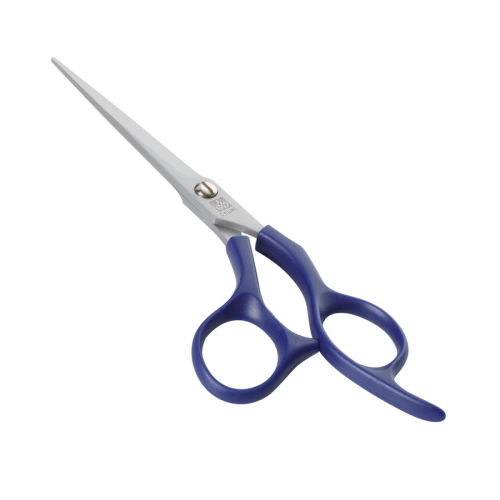 Hairdressing scissors EASY STEP straight micro-serrated 5.5" DEWAL 9650SV-BL-5.5