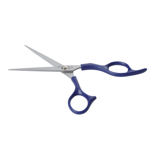 Hairdressing scissors EASY STEP straight micro-serrated 5.5" DEWAL 9650SV-BL-5.5