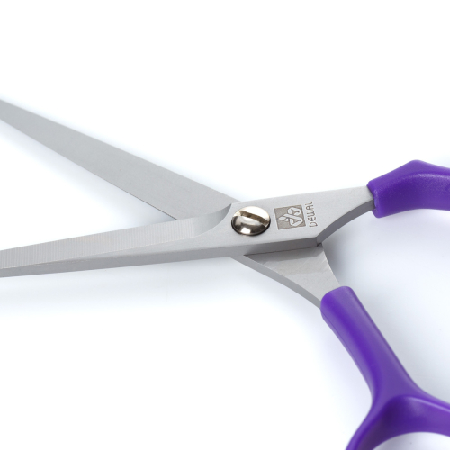 Hairdressing scissors EASY STEP straight micro-serrated 5.5" DEWAL 9652SV-PR-5.5