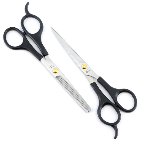 Set of  hairdressing scissors EASY STEP (straight + thinning) DEWAL B1-9