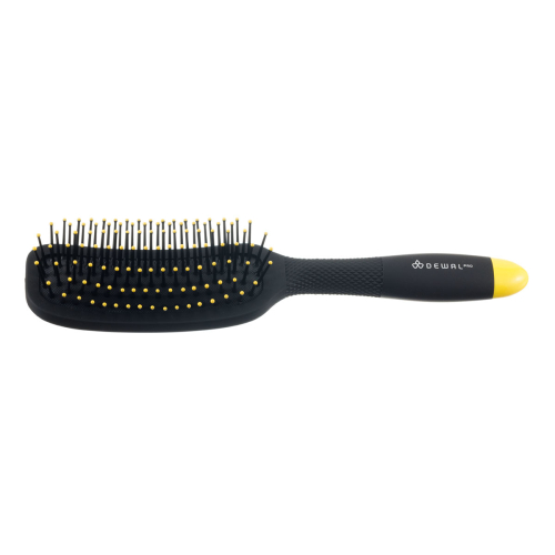 Massage brush BANANA BLACK DEWAL BNN81