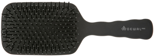 Massage paddle brush DEWAL BRGB15black