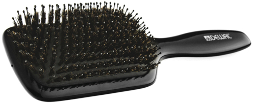 Massage paddle brush BLACK DEWAL BRWT60