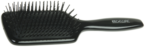 Massage paddle brush BLACK DEWAL BRWT61