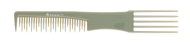 Comb for backcombing "ECONOMY OLIVE" DEWAL CO-6505OLIVE