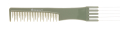 Comb for backcombing "ECONOMY OLIVE" DEWAL CO-6506OLIVE