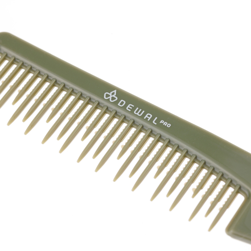 Comb for backcombing "ECONOMY OLIVE" DEWAL CO-6506OLIVE