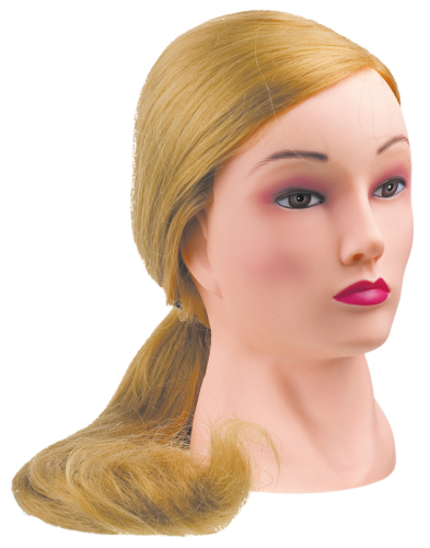 Trainning head-mannequin "blonde" for hairdressers DEWAL FI-2021L-408