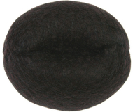 Hair cushion brown 14 cm DEWAL HO-5141Brown*