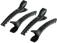 Hair clip, "Crocodile", plastic, 12,5 cm (4 pcs) DEWAL JB0024