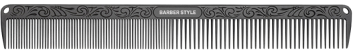 Metal comb BARBER STYLE DEWAL JF10165black