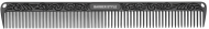 Metal comb BARBER STYLE DEWAL JF10215black