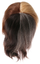 Trainning head-mannequin "4 colours" for hairdressers DEWAL M-2049A