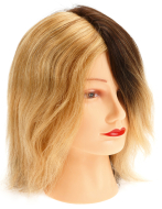 Trainning head-mannequin "4 colours" for hairdressers DEWAL M-2049A