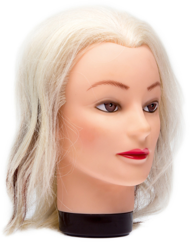 Trainning head-mannequin "blonde" for hairdressers DEWAL M-4151K