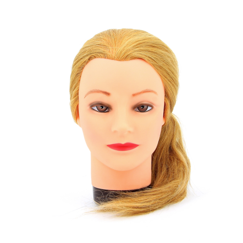 Trainning head-mannequin "blonde" for hairdressers DEWAL M-4151L-408