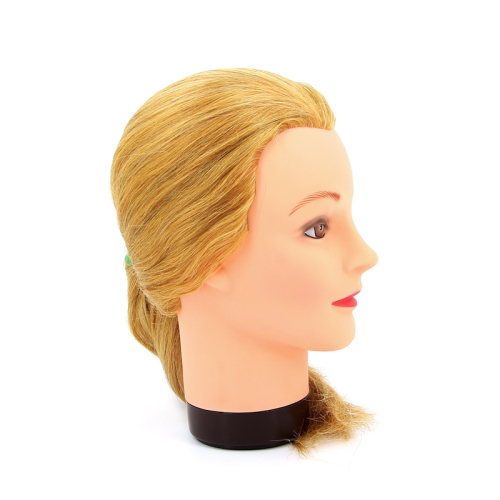 Trainning head-mannequin "blonde" for hairdressers DEWAL M-4151L-408