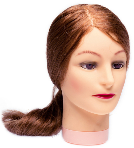 Trainning head-mannequin "blonde" for hairdressers DEWAL M-4151XL-407