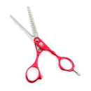 Hairdressing scissors COLOUR STEP thinning 5.5" DEWAL M31955AS-RD