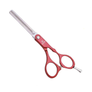 Hairdressing scissors COLOUR STEP thinning 5.5" DEWAL M31955AS-RD