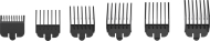 Set of combs for hair clipper BARBER STYLE DEWAL N-015