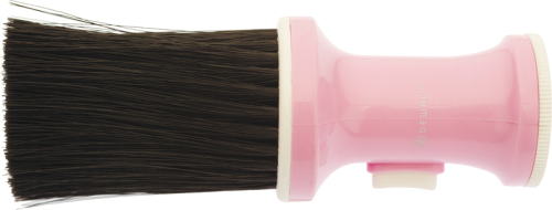 Neck brush with container for talc (artificial bristles) DEWAL NB002Light-purpl