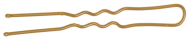 Hair pins 45 mm, wavy, golden (200 g) DEWAL SLT45V-5/200