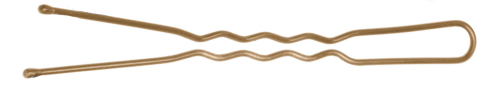 Hair pins 60 mm, wavy, golden (200 g) DEWAL SLT60V-5/200