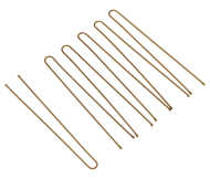 Hair pins 70 mm, straight, brown (200 g) DEWAL SLT70P-3/200