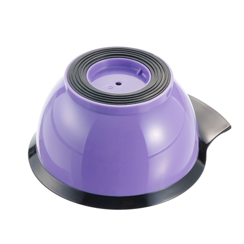 Tinting bowl, red, with handle and rubber insert 320 ml DEWAL T-007lavender