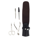 Manicure set of 4 tools FOR MEN DEWAL 1762MEN-M