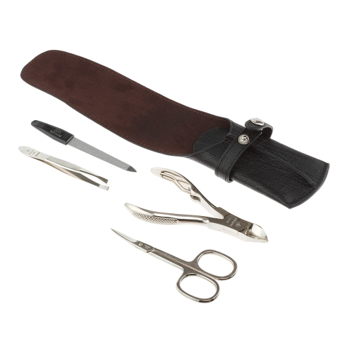 Manicure set of 4 tools FOR MEN DEWAL 1762MEN-M