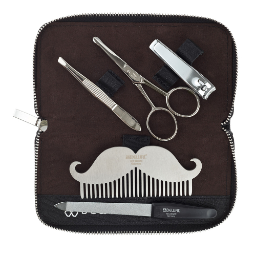 Men tools set for beard, moustache and nails DEWAL 1764MEN