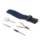 Manicure set of 4 tools DEWAL 901BLUE