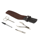 Manicure set of 4 tools DEWAL 901BROWN