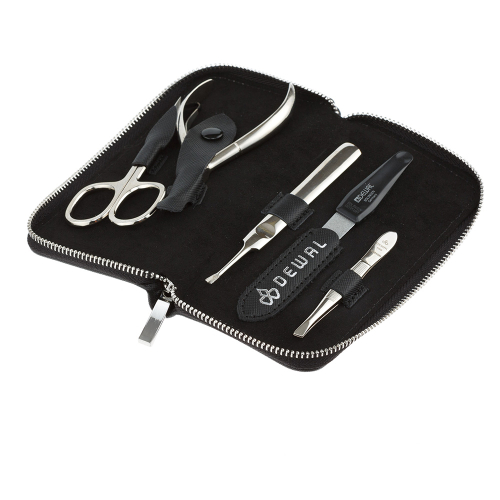 Manicure set of 5 tools DEWAL 902BLACK