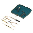 Manicure set of 5 tools DEWAL 902GREEN