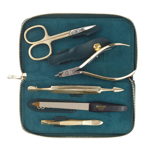 Manicure set of 5 tools DEWAL 902GREEN