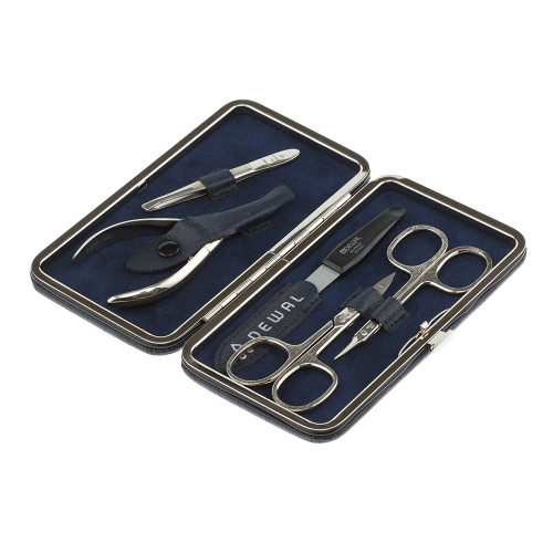 Manicure set of 5 tools DEWAL 903BLUE