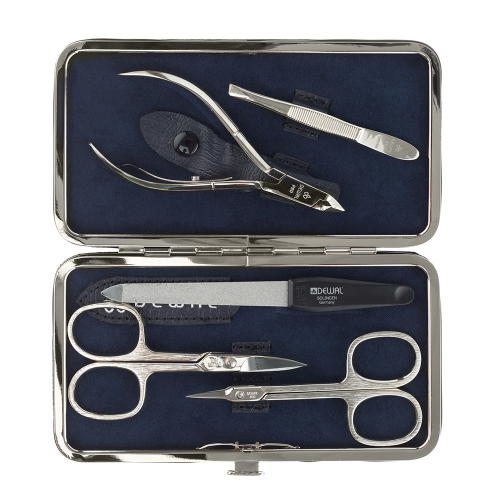 Manicure set of 5 tools DEWAL 903BLUE