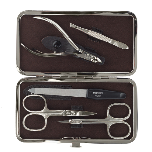 Manicure set of 5 tools DEWAL 903BROWN