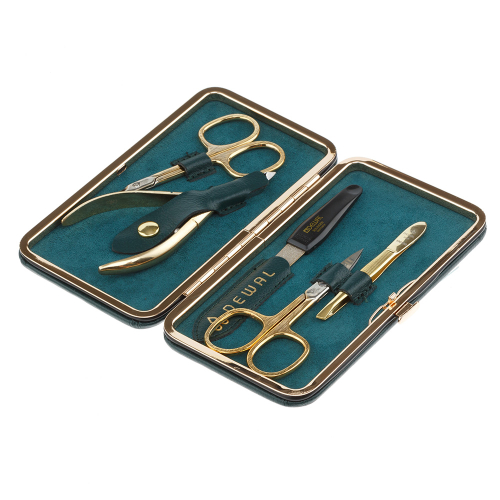 Manicure set of 5 tools DEWAL 903GREEN