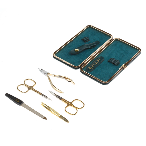 Manicure set of 5 tools DEWAL 903GREEN