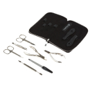 Manicure set of 7 tools DEWAL 904BLACK