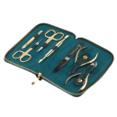 Manicure set of 7 tools DEWAL 904GREEN