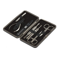 Manicure set of 7 tools DEWAL 905BLACK