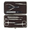 Manicure set of 7 tools DEWAL 905BROWN