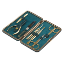 Manicure set of 7 tools DEWAL 905GREEN